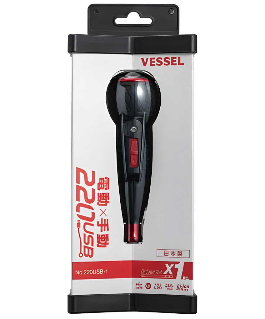 VESSEL 電ドラボール 220USB-1 USBケーブル付き ベッセル